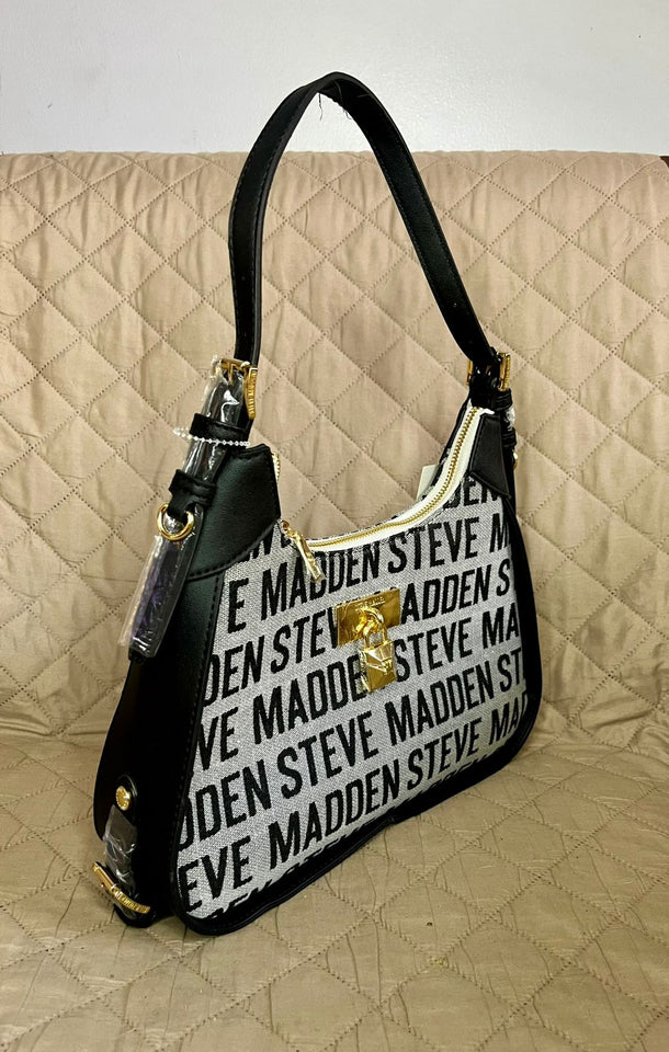 STEVE MADDEN Cartera BPenny Jacquard Negro/Plomo
