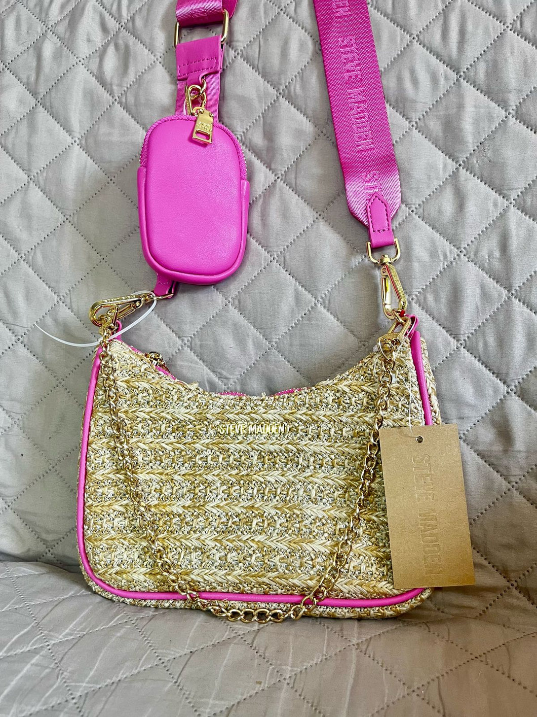 STEVE MADDEN Cartera Btamela Straw