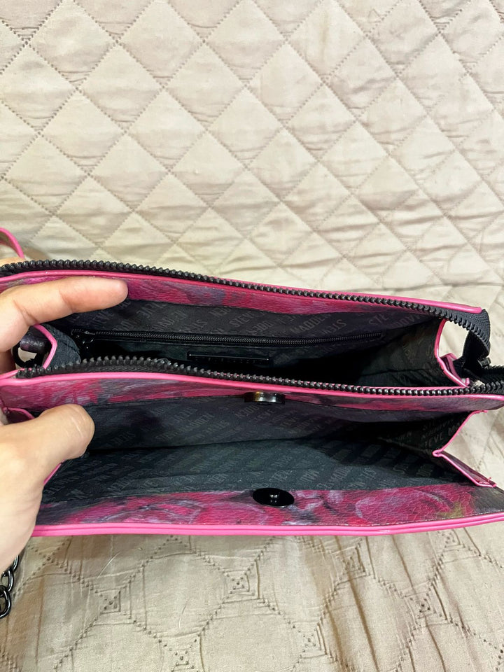 STEVE MADDEN Cartera Floreada Roja
