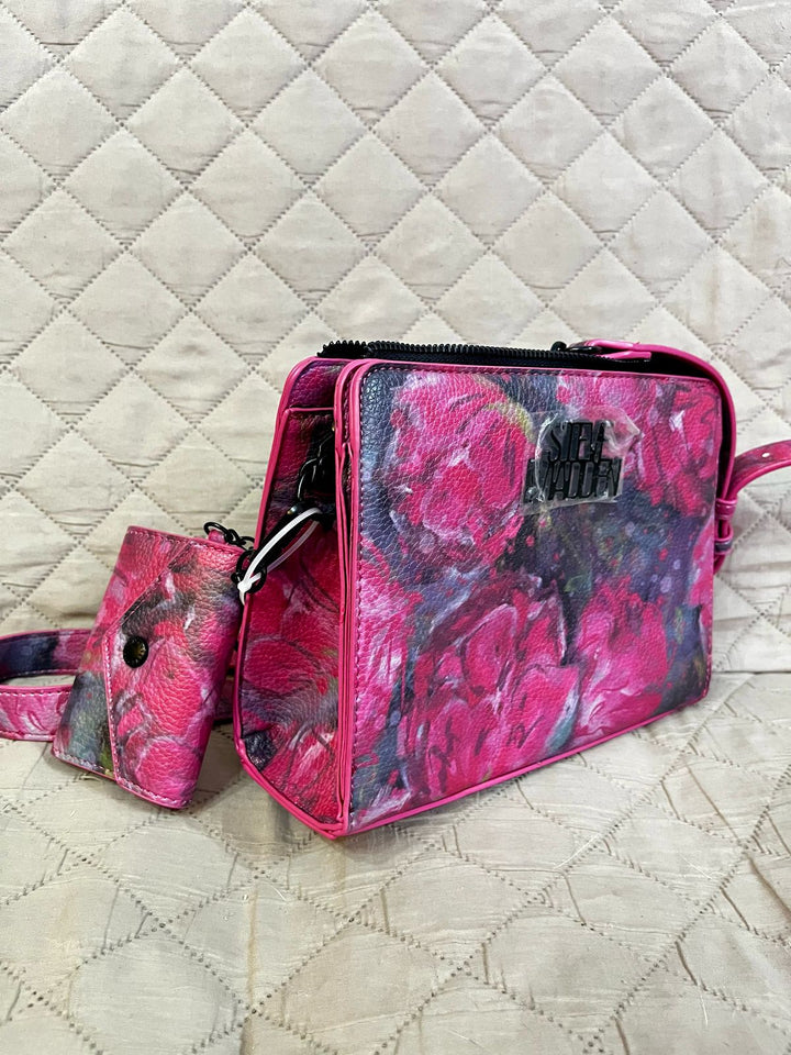 STEVE MADDEN Cartera Floreada Roja