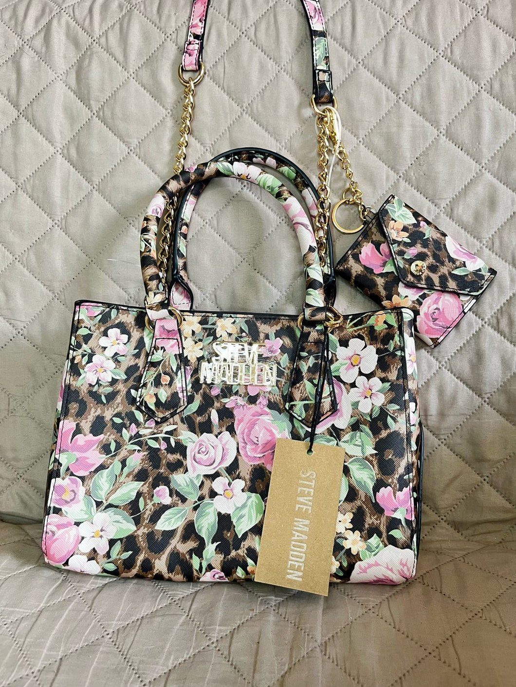 STEVEN MADDEN Cartera Leopard Bmickey Floral