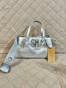 STEVE MADDEN Cartera Silver Brosa Plateada