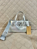 STEVE MADDEN Cartera Silver Brosa Plateada