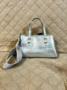 STEVE MADDEN Cartera Silver Brosa Plateada
