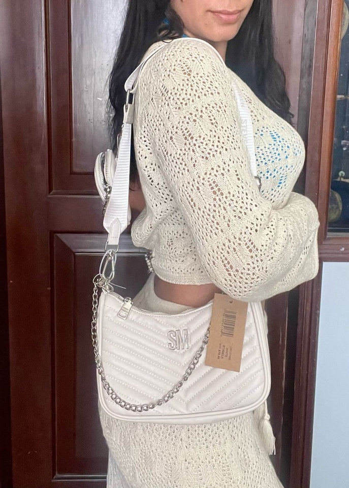 STEVE MADDEN Cartera Btamela Blanco