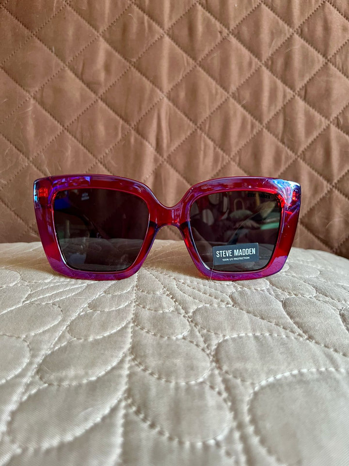 STEVE MADDEN Lentes de Sol Fucsia/Transparente (Mujer)