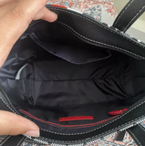 TOMMY HILFIGER Cartera Monogram Negro/Blanco