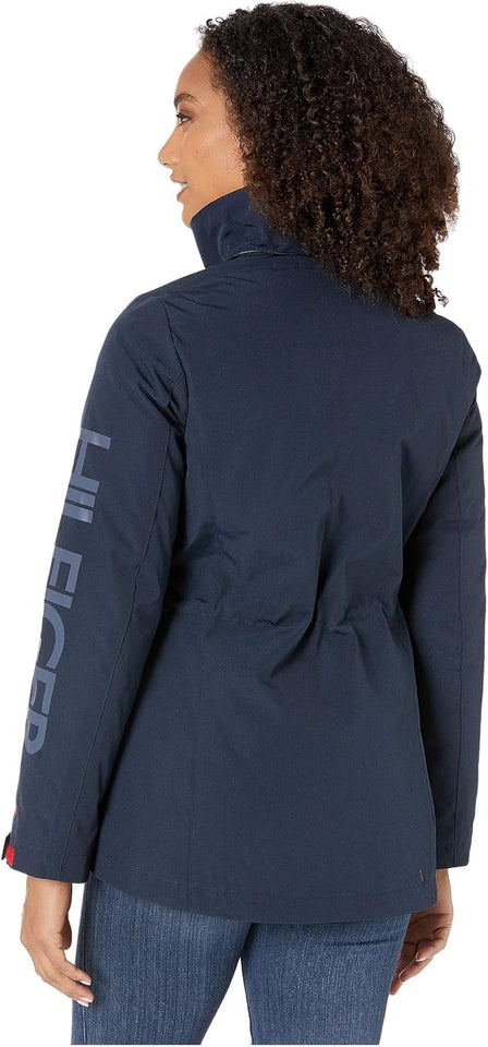 TOMMY HILFIGER Casaca 3 en 1 Azul Marino/Rojo (Talla XS, M)