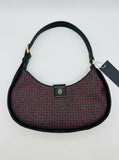 TOMMY HILFIGER Cartera Petit Monogram Negro/Vino