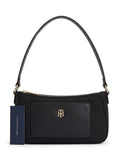 TOMMY HILFIGER Cartera Baguette Monogram Negro