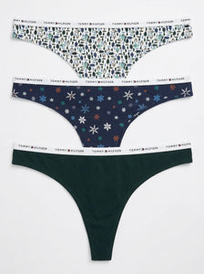 TOMMY HILFIGER Tangas Pack x3 (Talla XL)