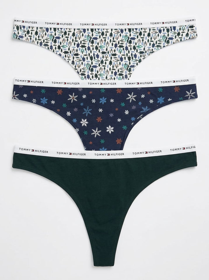 TOMMY HILFIGER Tangas Pack x3 (Talla XL)