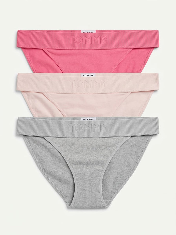 TOMMY HILFIGER Truzas Tiro Ancho Pack x3 (Talla L)