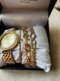 US POLO ASSN Reloj con Pulseras Dorado (Mujer)
