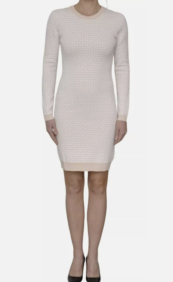 MICHAEL KORS Vestido Jacquard Rosa (Talla S)